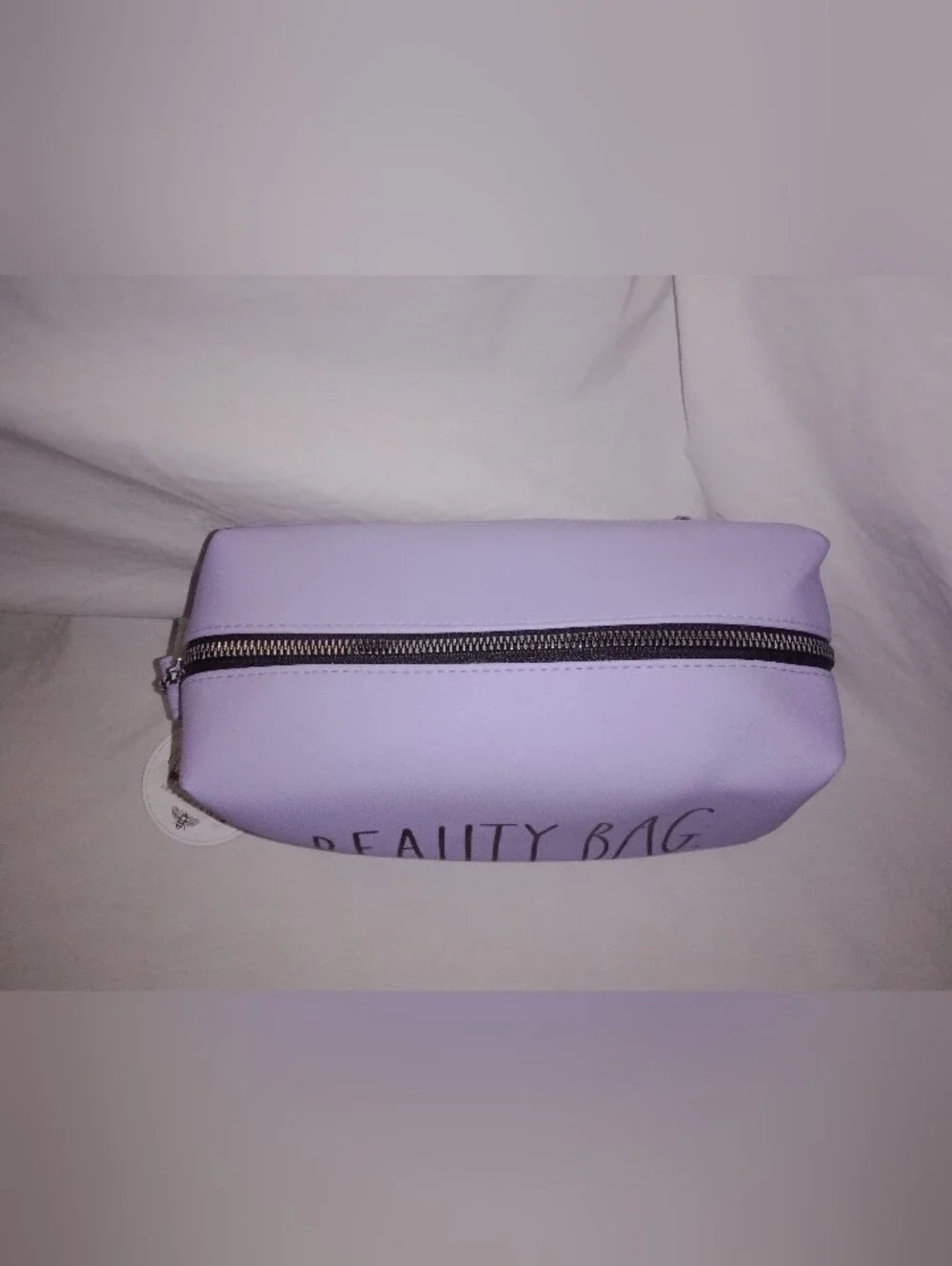 New Rae Dunn Purple Lilac Beauty Bag 2022.  10